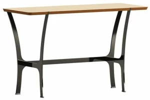 Ersa Прямоугольная деревянная консоль с металлическим основанием Ravel