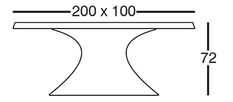 Прямоугольный садовый стол Vondom Rest ARCH-00139528 - Вид №2