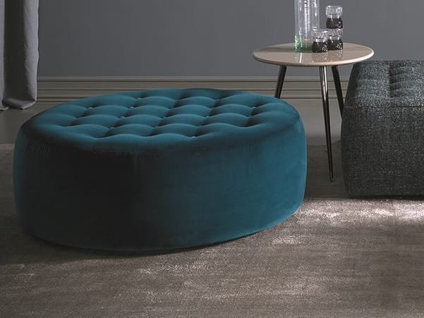 Круглый пуф из ткани BODEMA BUTTON ARCH-00075396