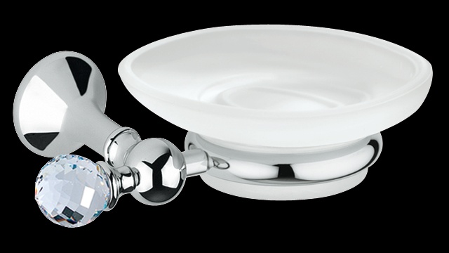 FS123 Мыльница в ванную, подвесная, из матового стекла bagno&associati FOLIE Bagno & Associati