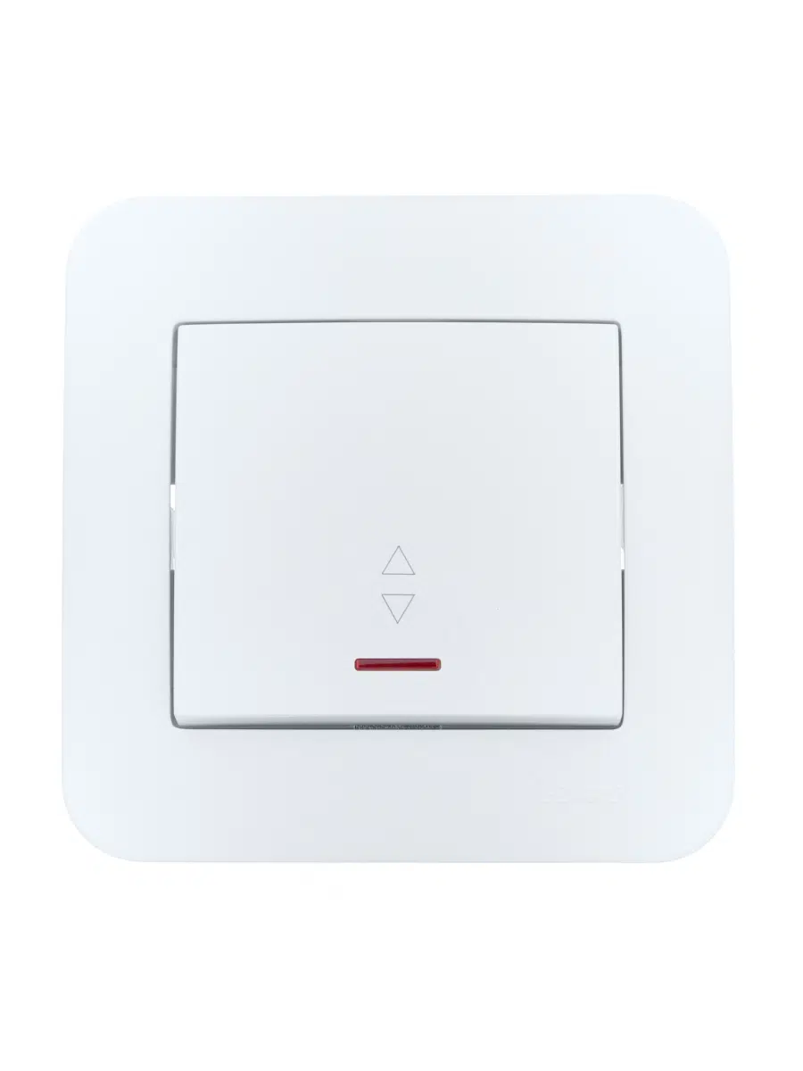 ASTI Выключатель проходной с подсветкой белый LEZARD 7081-0202-114 - Вид №1