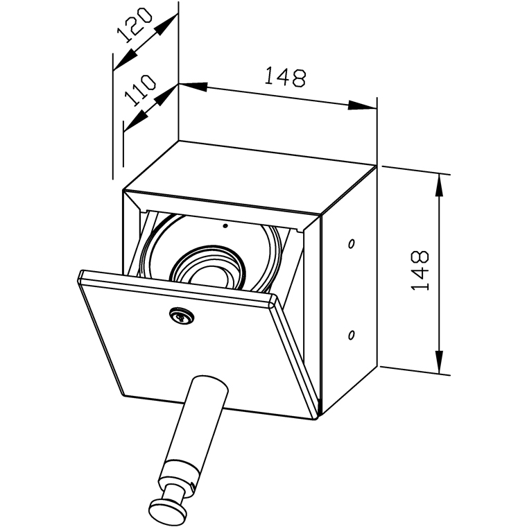 727607 Дозатор жидкого мыла WP106 WAGNER_EWAR A-LINE Wagner Ewar  - Вид №1