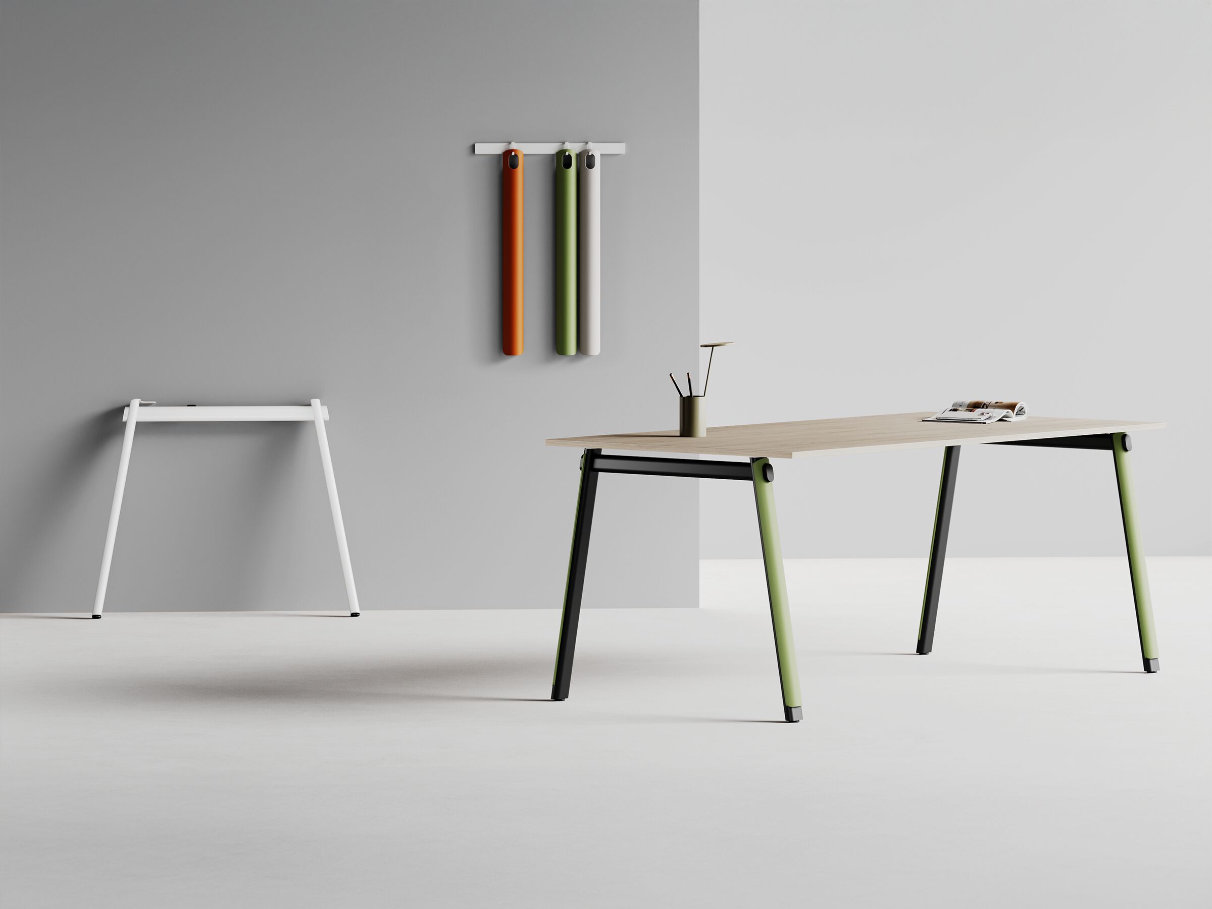 Рабочий стол из МДФ с ящиками WORKSPACE AVA ARCH-00095776 - Вид №1