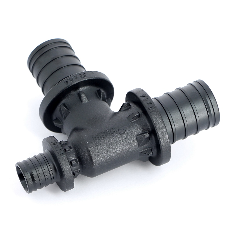 Тройник редукционный надвижной пластиковый REHAU 32x32x20 160074 - Вид №3