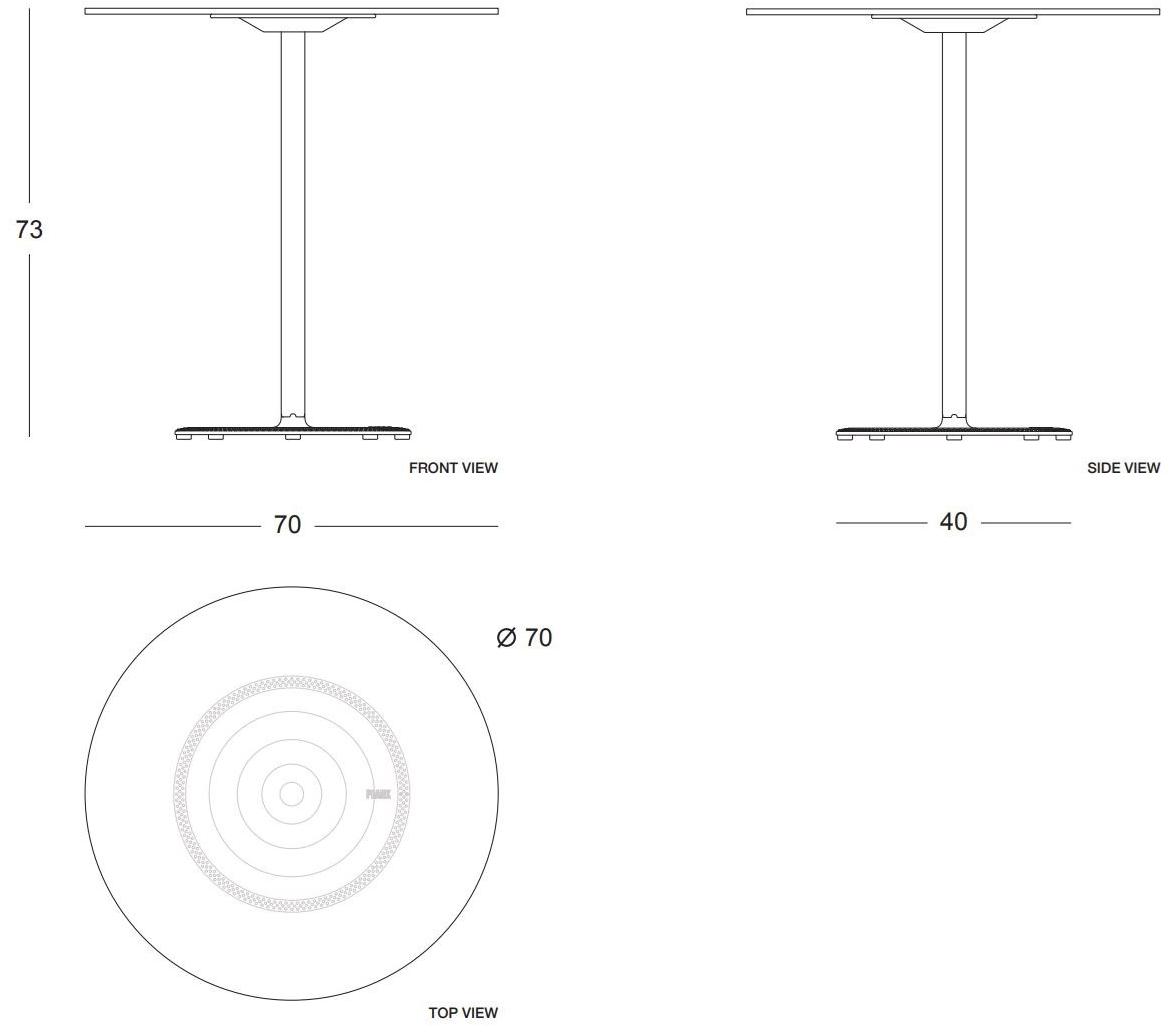 Plank Круглый стол Bon sun-id-1413120 - Вид №7