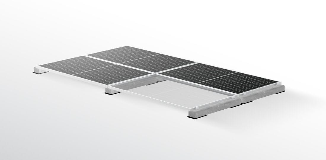 Поддержка фотоэлектрической системы Sun Ballast ZAVORRA 0° ARCH-00063036 - Вид №1