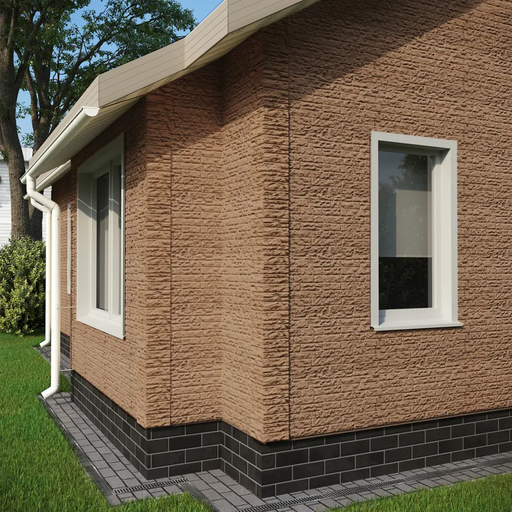 Угол наружный Dacha Песчаник колотый цвет коричневый DÖCKE STLM-2186080 - Вид №1