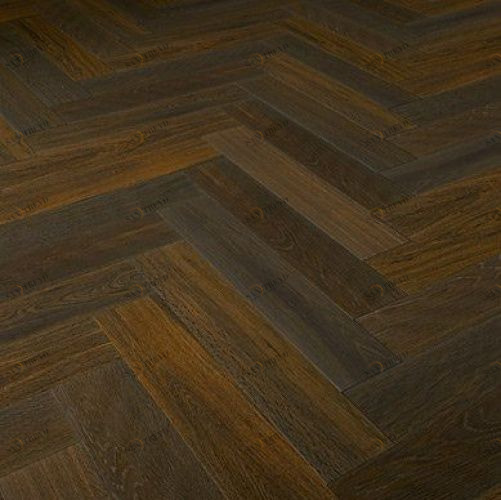 Паркет Ёлка Solidfloor New classic Лувр Дуб Натур с брашью (Текстурированная) 610х122 мм 1126206