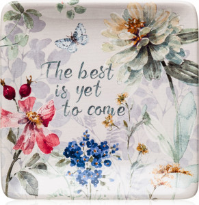 10672193 Certified International Тарелка пирожковая Certified Int. Весенний Букет. Белый цветок 15см, керамика Керамика