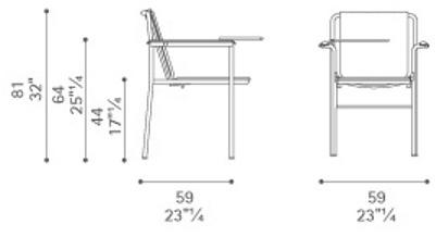 Poltrona Frau Стул для конференций с подлокотниками L'ufficio - poltrone conferenza sun-id-1368378 - Вид №3