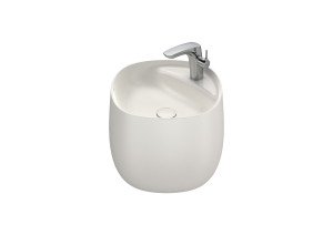 A3270B1650 Настенная раковина FINECERAMIC® со встроенной полупьедесталом ROCA Beyond