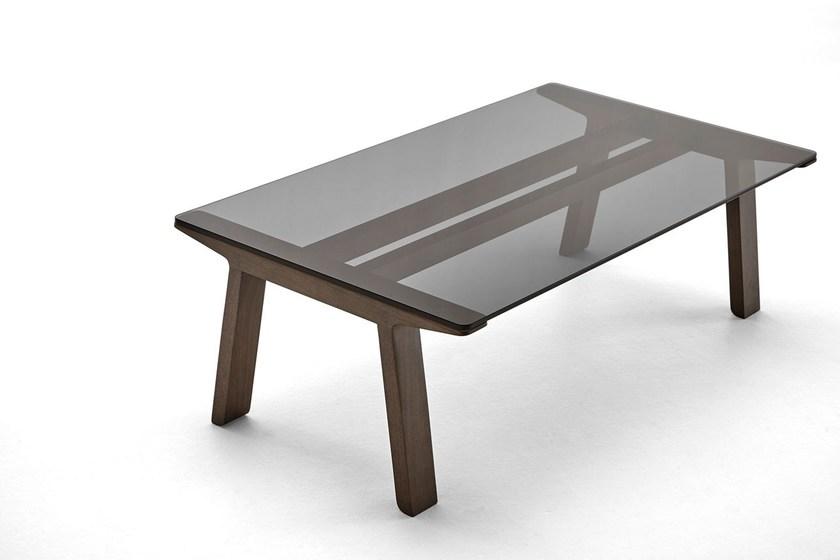 Punt Прямоугольный стол из дерева и стекла sun-id-1455876 - Вид №3