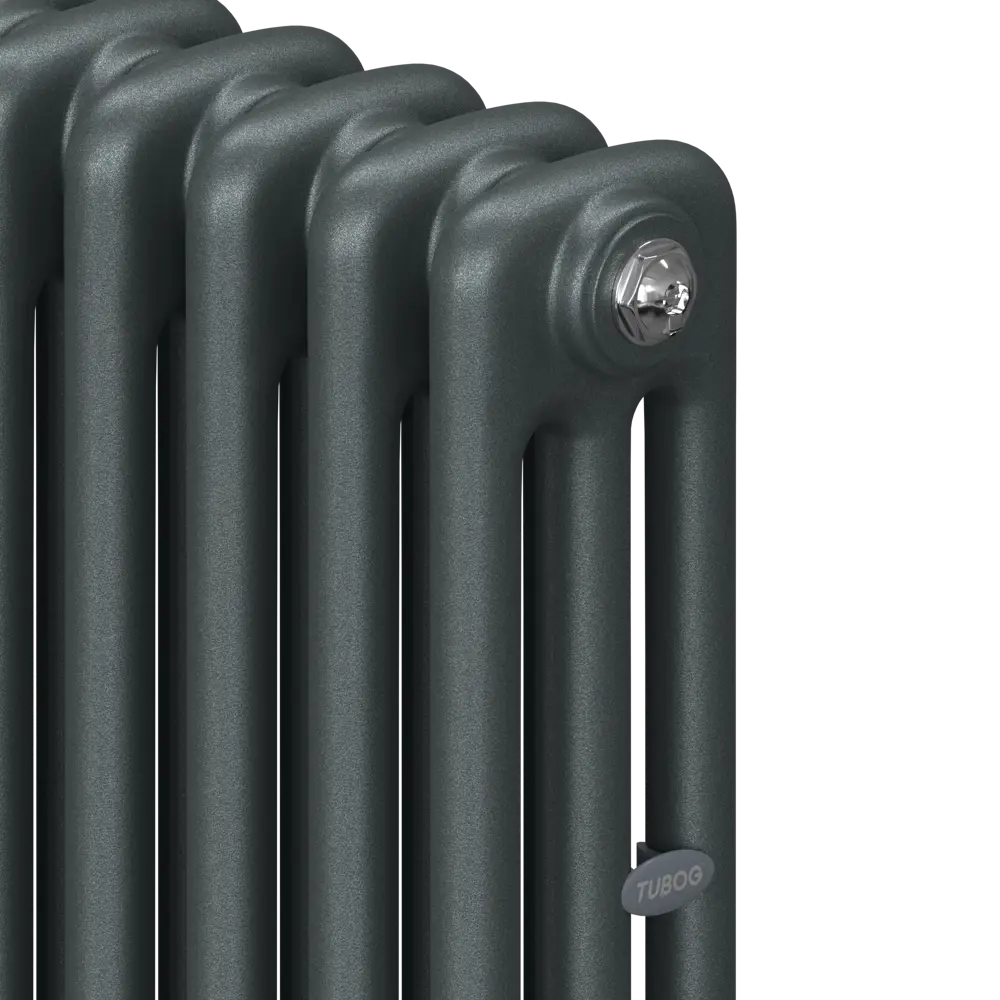 Радиатор трубчатый Rifar Tubog TUB 3057-12 TI 500/103 12 секций боковое подключение сталь серый 88492300 STLM-2159012 - Вид №3