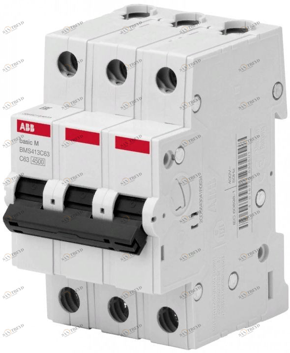 Автоматический выключатель ABB SН203 3Р 6кА 10А 7399