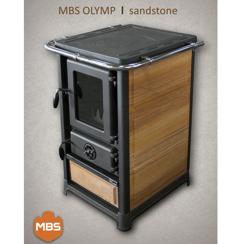 Печь-камин MBS Olimp Sand Stone 4707 - Вид №1
