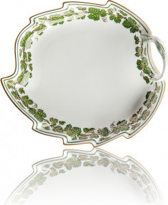 83648 Meissen Салатник квадратный 26см "Виноградная лоза" (с золотом) Фарфор
