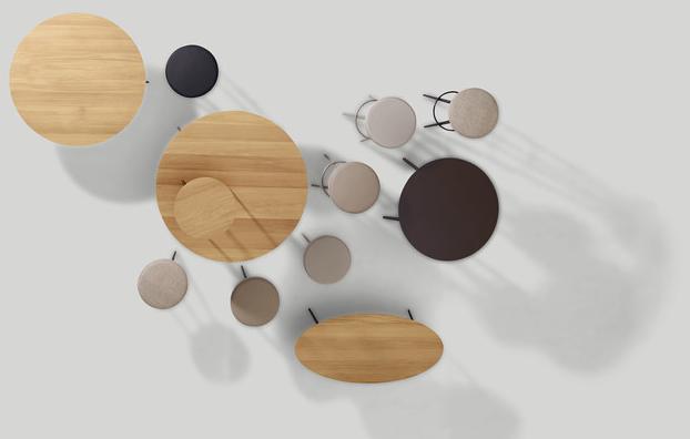 Bivaq Высокий садовый табурет из ткани с подставкой для ног Vint sun-id-1361987 - Вид №2