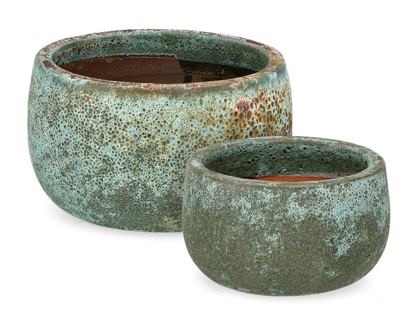 Набор из двух терракотовых Горшков ручной работы BIZZOTTO Duyen ARCH-00021408 - Вид №3