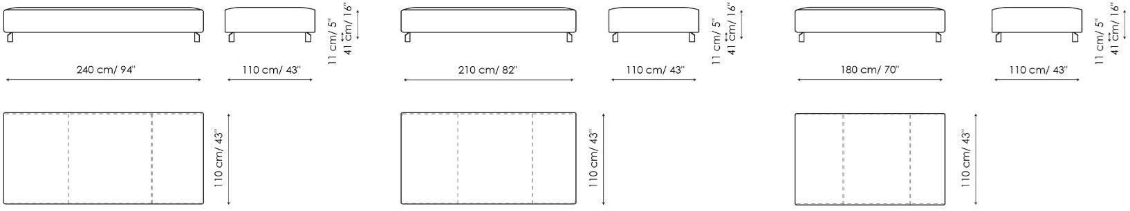 Bonaldo Модульный диван из ткани sun-id-1455653 - Вид №7