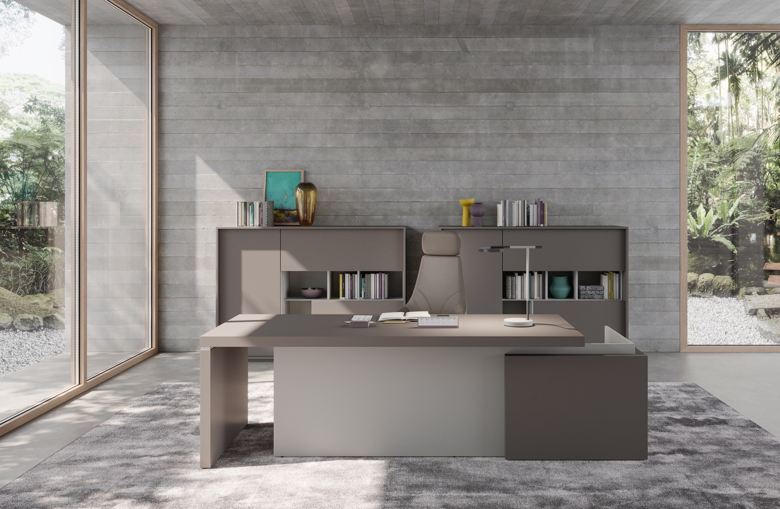 Деревянный прямоугольный рабочий стол PROF SESSANTA ARCH-00012187 - Вид №5