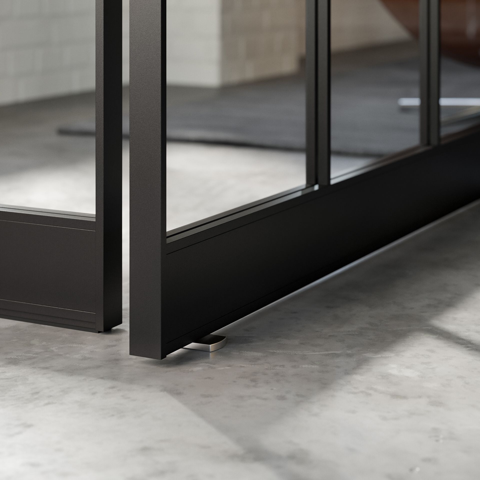 Алюминиевая и стеклянная поворотная дверь AXIS AXIS PREMIUM ARCH-00126485 - Вид №12