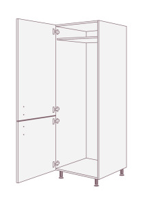 Кухонный шкаф пенал  EPS2D