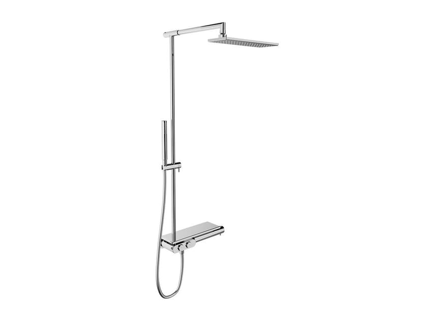 Термостатическая настенная душевая колонна с ручным душем CRISTINA Rubinetterie душевые колонны-Shower &amp ARCH-00088089