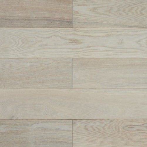 Паркетная доска Amber Wood Слоновая кость Ясень (Гладкая) 1860х148 мм 2600200410 - Вид №1