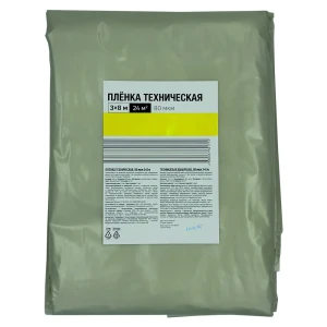 Гидроизоляционная пленка MONLID для строительной защиты 3х8 м 89408936