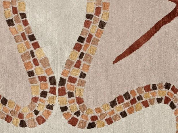 Deirdre Dyson Прямоугольный коврик ручной работы Mosaic 59 - Вид №1