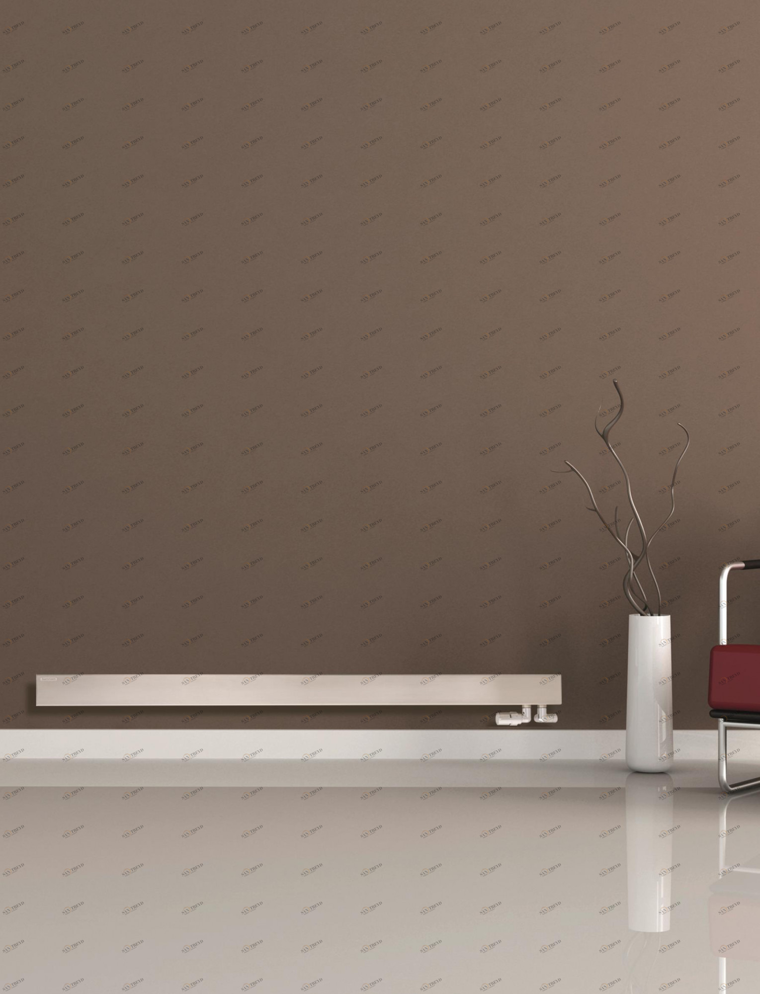 Радиатор Hammam EVEREST Stainless steel radiator комбинированный; электрический или водяной Сталь 