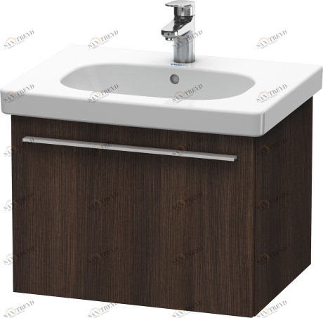XL605105353 X-Large Тумбочка подвесная Каштан темный, декор Duravit