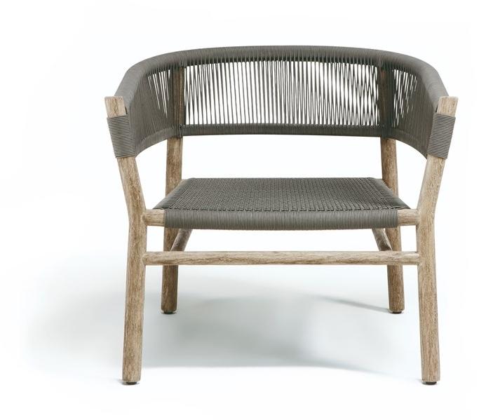 Ethimo Веревочное садовое кресло с подлокотниками Kilt sun-id-1388890 - Вид №1