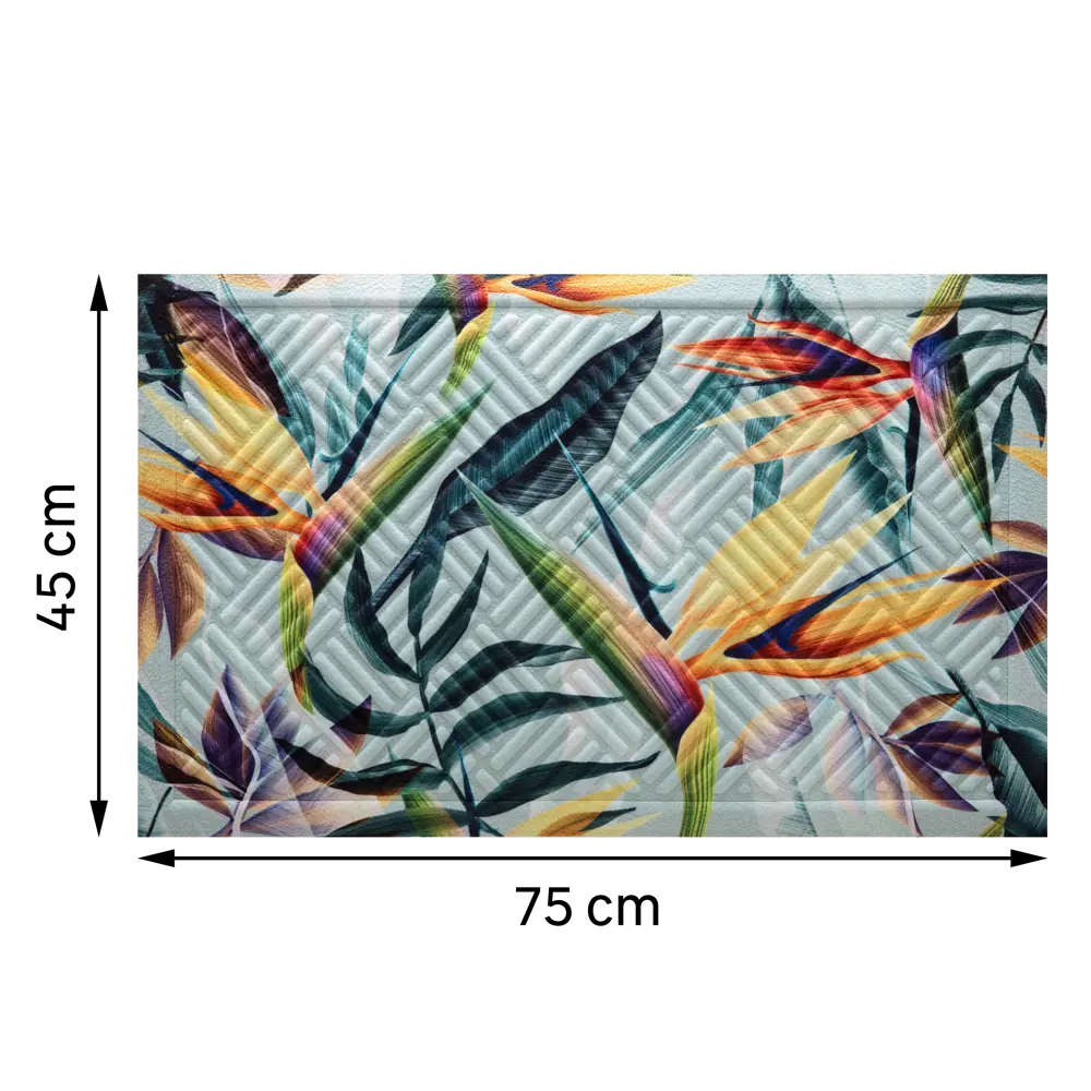 Коврик Inspire Embo Leaf 45x75 см резина STLM-2011008 - Вид №4