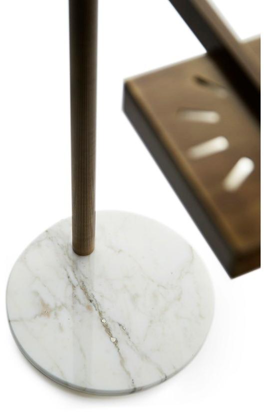 MARIONI Регулируемая светодиодная настольная лампа из латуни Cecile 02805 - Вид №4