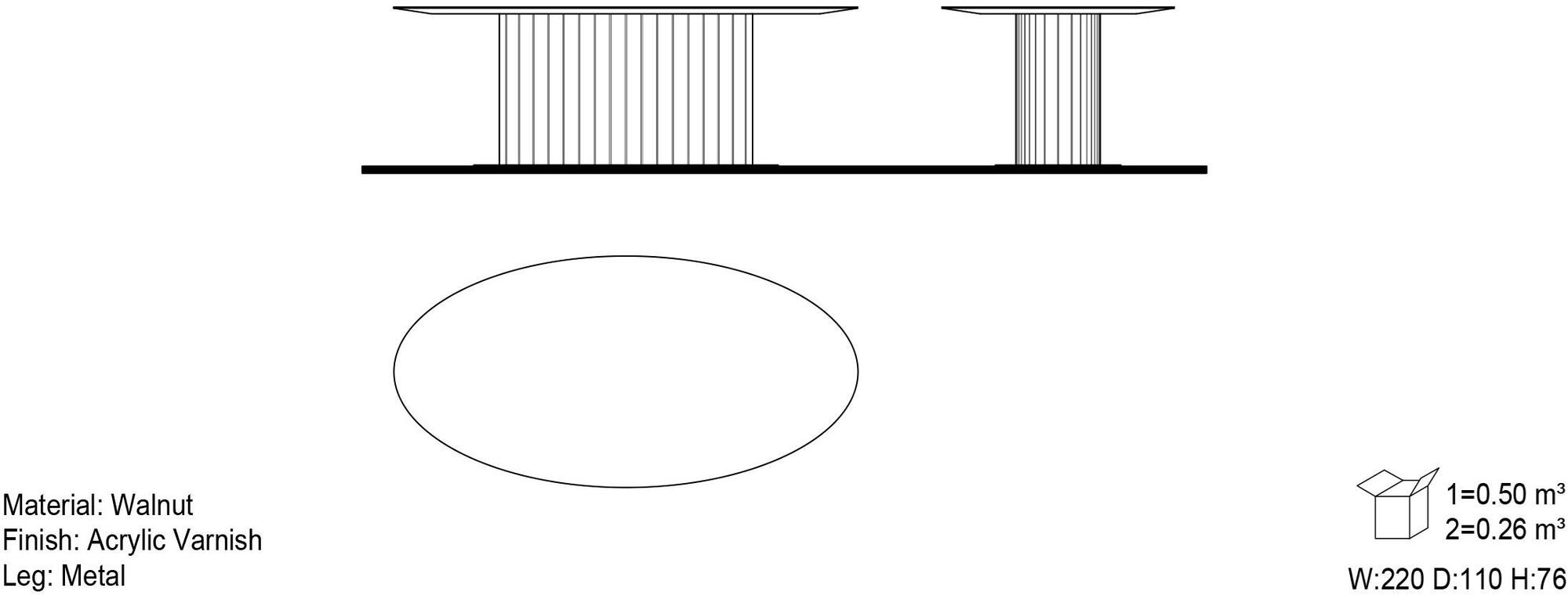 Mobi Овальный мраморный стол для гостиной Shangai sun-id-1483221 - Вид №2