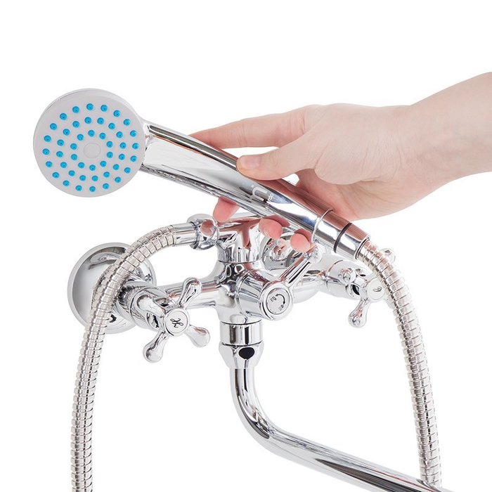 BO270BW4K+W21 MI Milardo Bosfor Смеситель для ванны с длинным изливом Bosfor Россия  - Вид №2