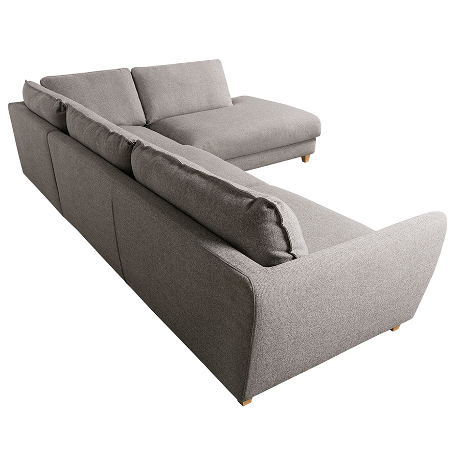 Диван угловой Viktoria, правосторонний, светло-серый Sits S1705 - Вид №7