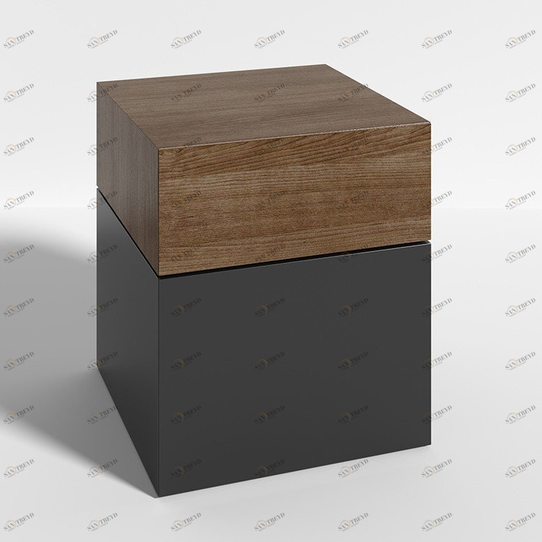 Тумба с ящиками черная One BRAGIN DESIGN  00-3879368 Коричневый;черный 