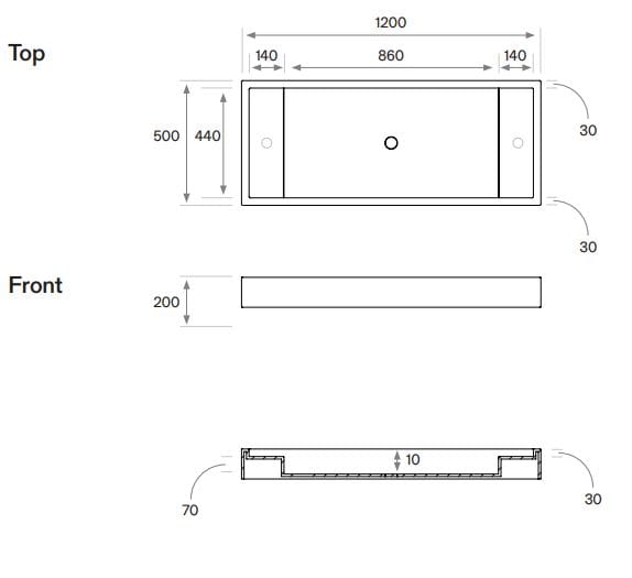 Одиночный подвесной умывальник из натурального камня COCOON Piet Boon ARCH-00052049 - Вид №58