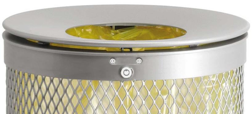 Metalco Контейнер для мусора стальной с крышкой sun-id-1401311 - Вид №2