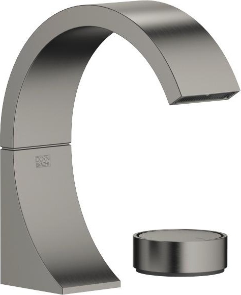 20710811-99_1_11283811-99_1 Смеситель для умывальника на три отверстия со сливным гарнитуром - dark platinum matt Dornbracht CYO 