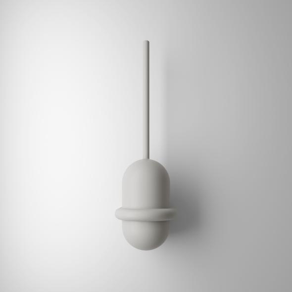 477.20B100 Набор туалетных щеток HEWI Edition matt | Polyamid  - Вид №8