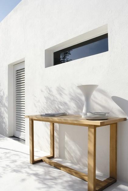 MANUTTI Прямоугольная садовая консоль из тика Siena sun-id-1348658 - Вид №1