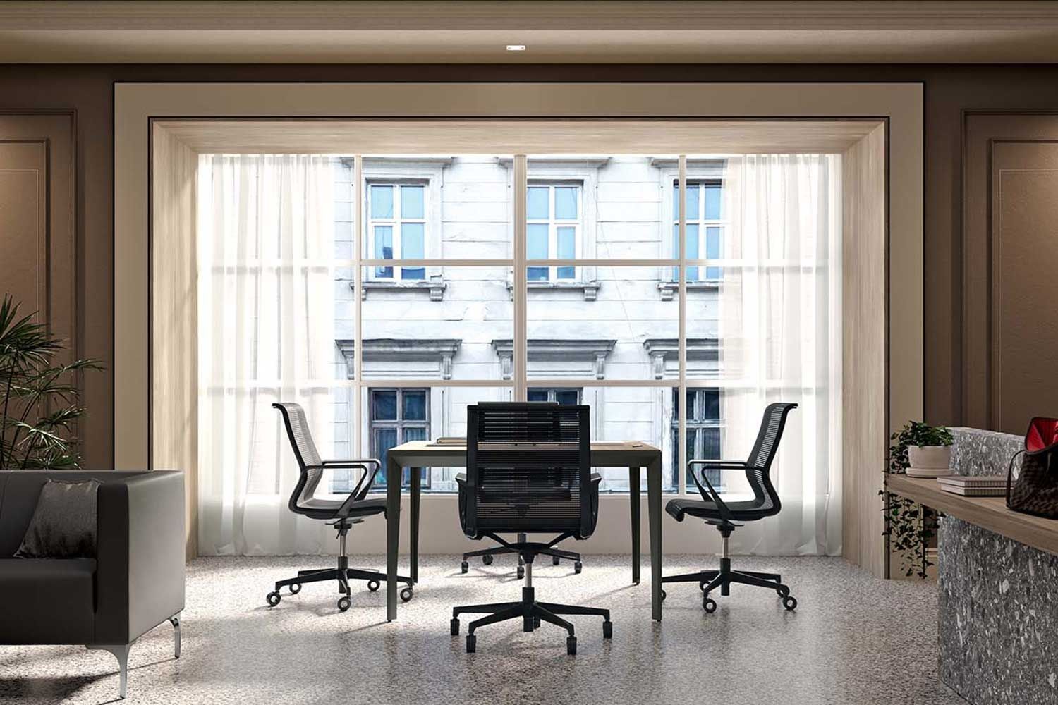 Регулируемое по высоте вращающееся офисное кресло Quadrifoglio Group дизайн-офис ARCH-00133312 - Вид №6