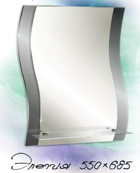 Зеркало Элегия 550х685 (074) Элегия МИР ЗЕРКАЛ 2322456 - Вид №1