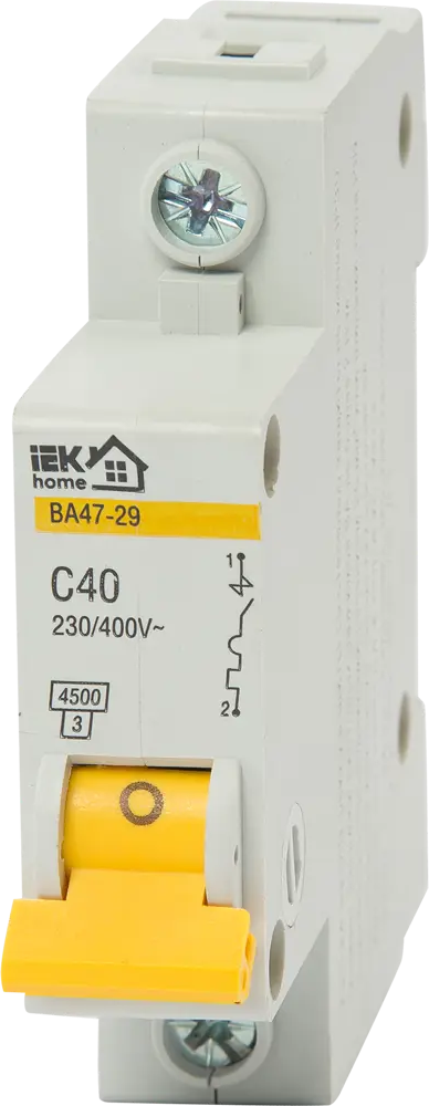 Автоматический выключатель IEK Home ВА47-29 для защиты электросетей 18072310