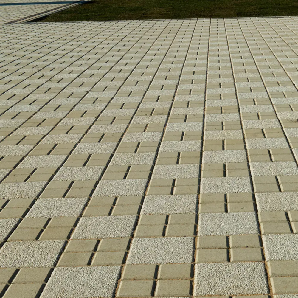 Плитка тротуарная двухслойная Braer Лувр 100x100x60 мм цвет песочный 82001778 STLM-2121126 Santreyd  - Вид №3