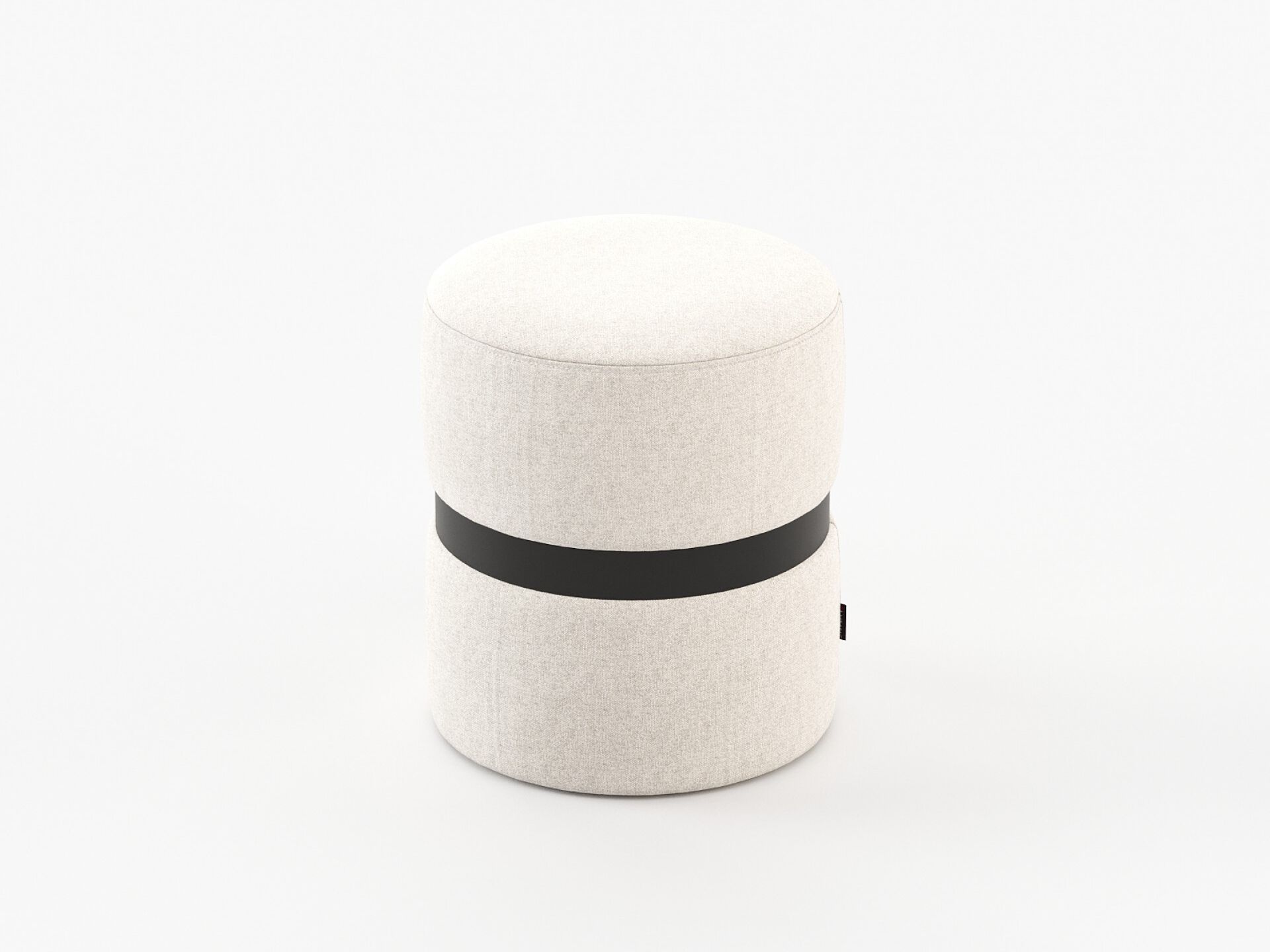 Круглый пуф из ткани Laskasas EDSON ARCH-00084461 - Вид №6