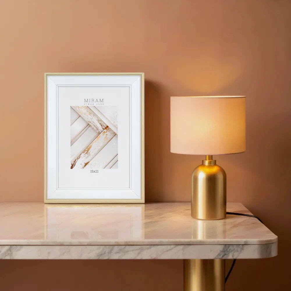 Рамка для фото Мирам 15×21 см белая пластиковая без паспарту 89422784 STLM-1575764 - Вид №1